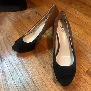 CATO Heels Brown & Black